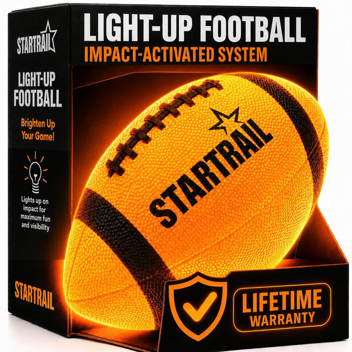 TOMLEON LED Sports Balls product featured in 10 Glow Games for Kids to Play After Dark