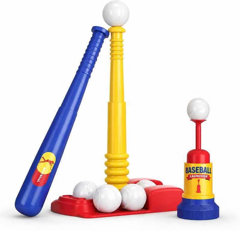 T Ball Stand for Kids and Toddlers 1-3 · Pitching Machine