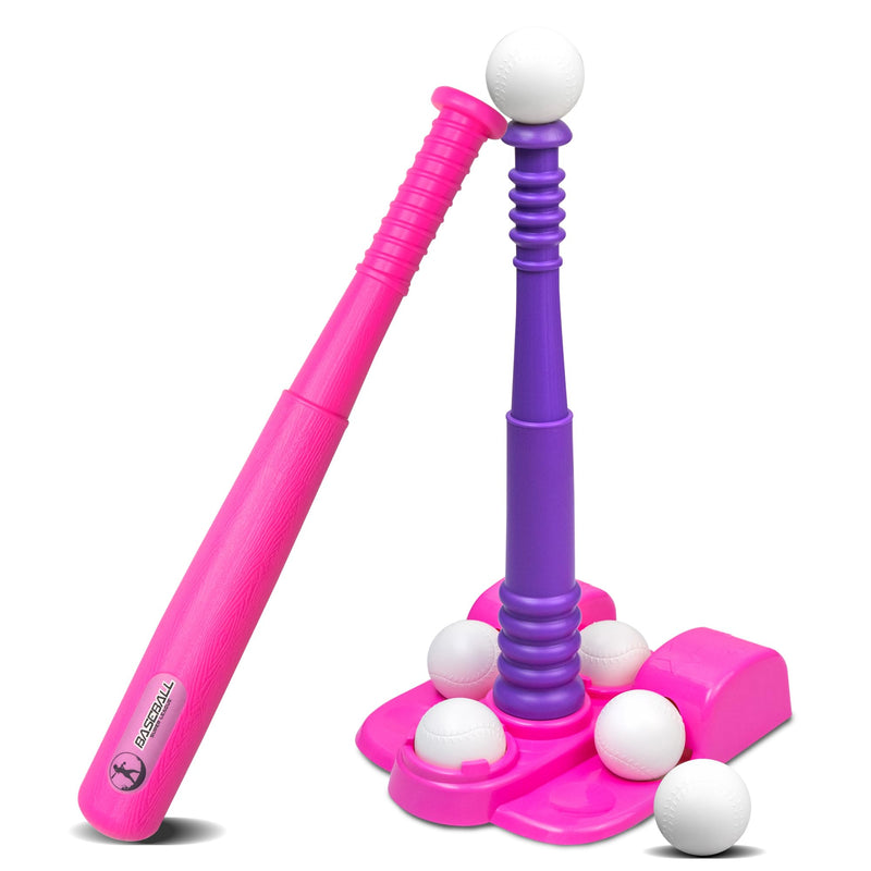 TOMLEON T Ball Stand for Girls 3-5 · Storage Net