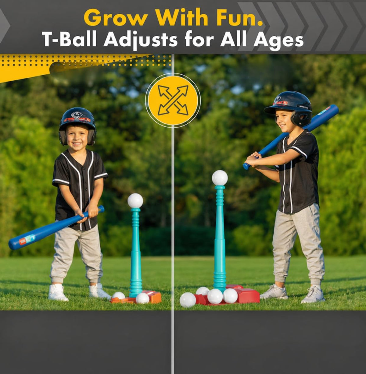 T Ball Stand for Kids and Toddlers 3-5 · Storage Net – image 2 of 8