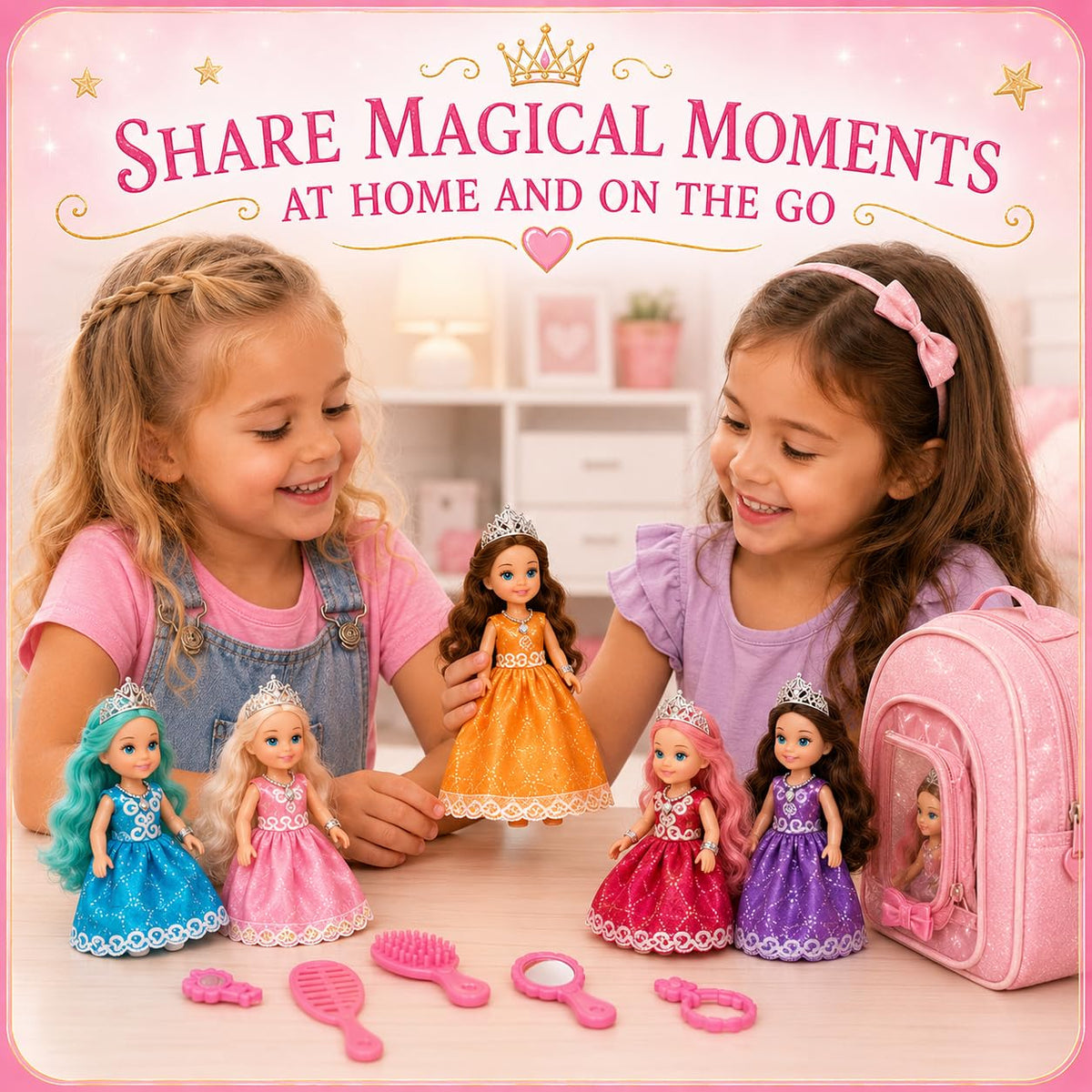 TOMLEON Princess Dolls Playset – image 8 of 9