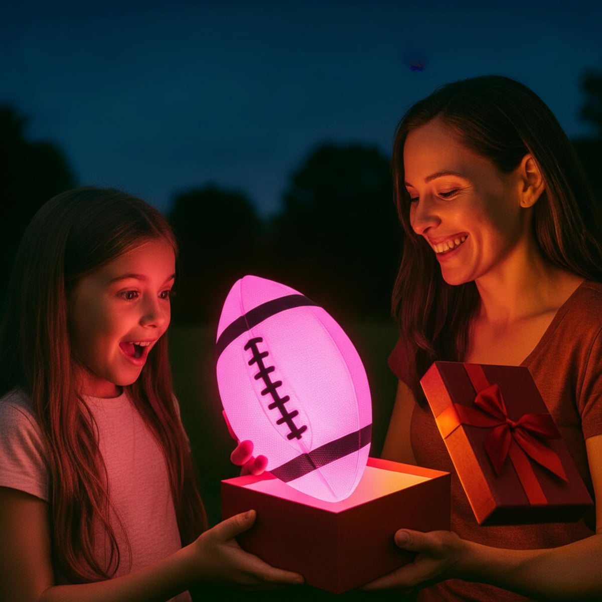 TOMLEON Glow in The Dark Football · Pink – image 7 of 7