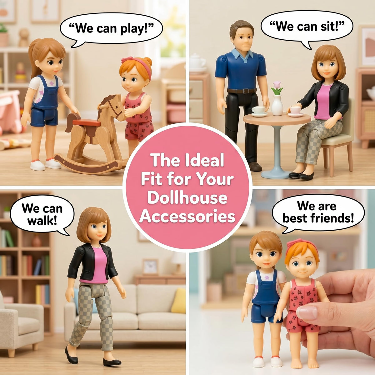 Family Dollhouse People · 5 Figures – image 2 of 9