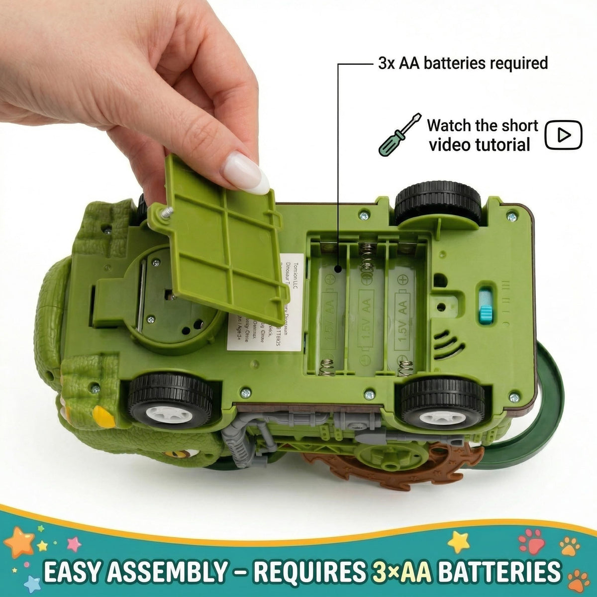 Dinosaur Truck Toy For Kids Ages 3 4 5 6 7 8 – image 6 of 9