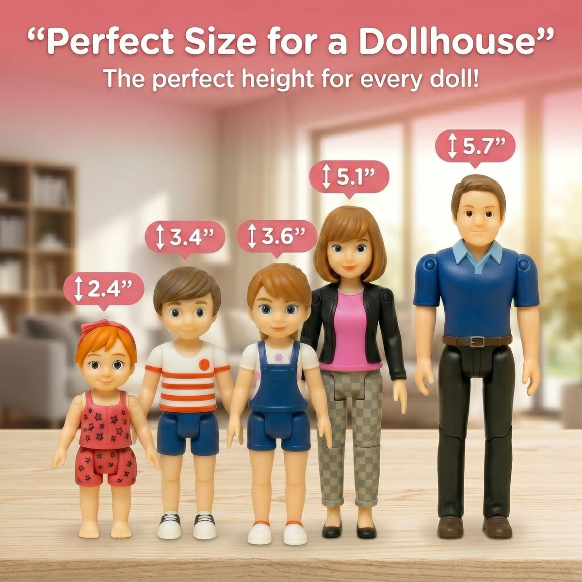 Family Dollhouse People · 5 Figures – image 4 of 9
