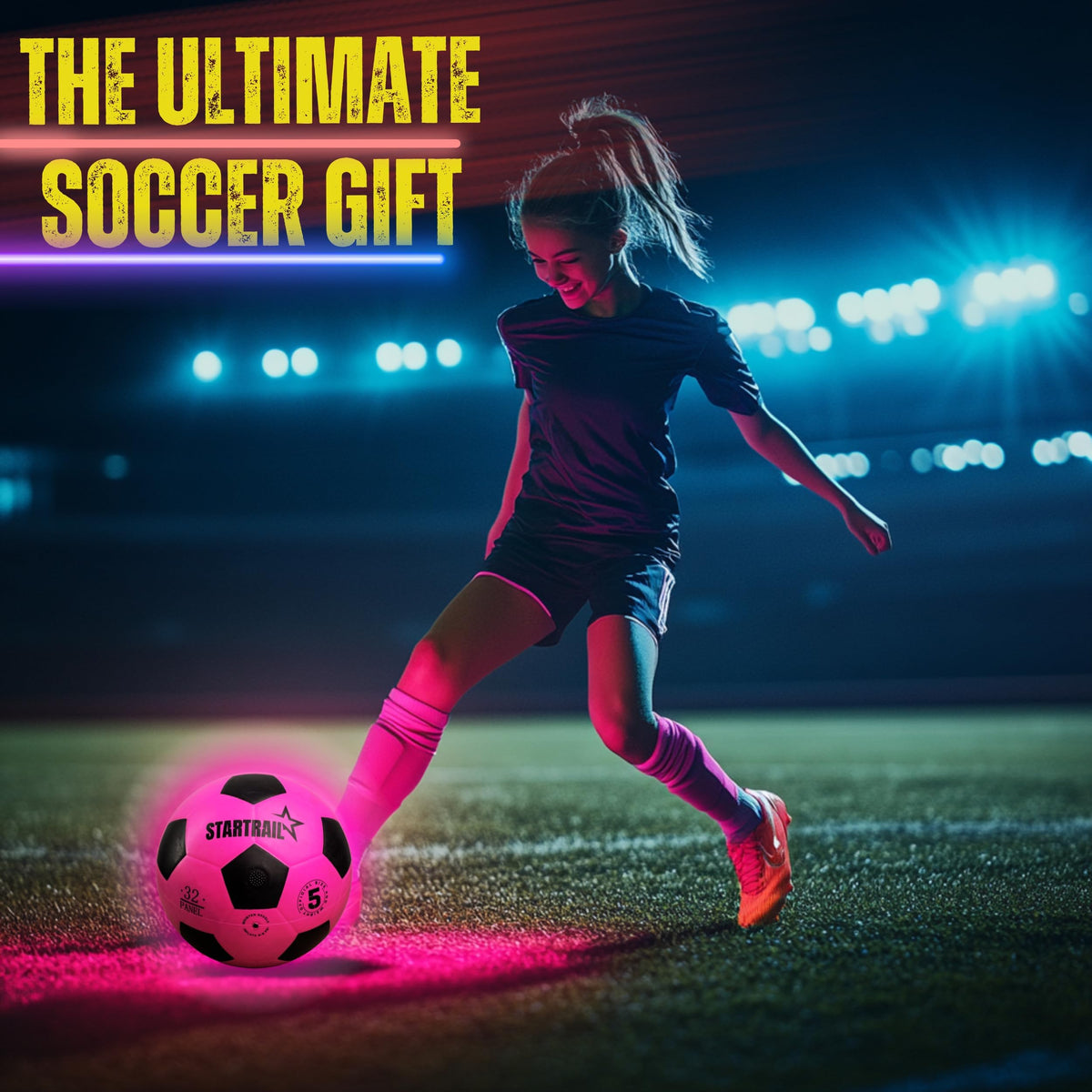 Glow in the Dark Soccer Ball – image 2 of 9