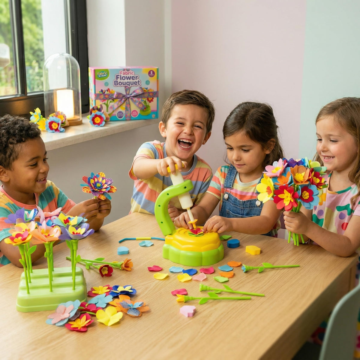 Fabric Flower Bouquets Toys · Green – image 4 of 9