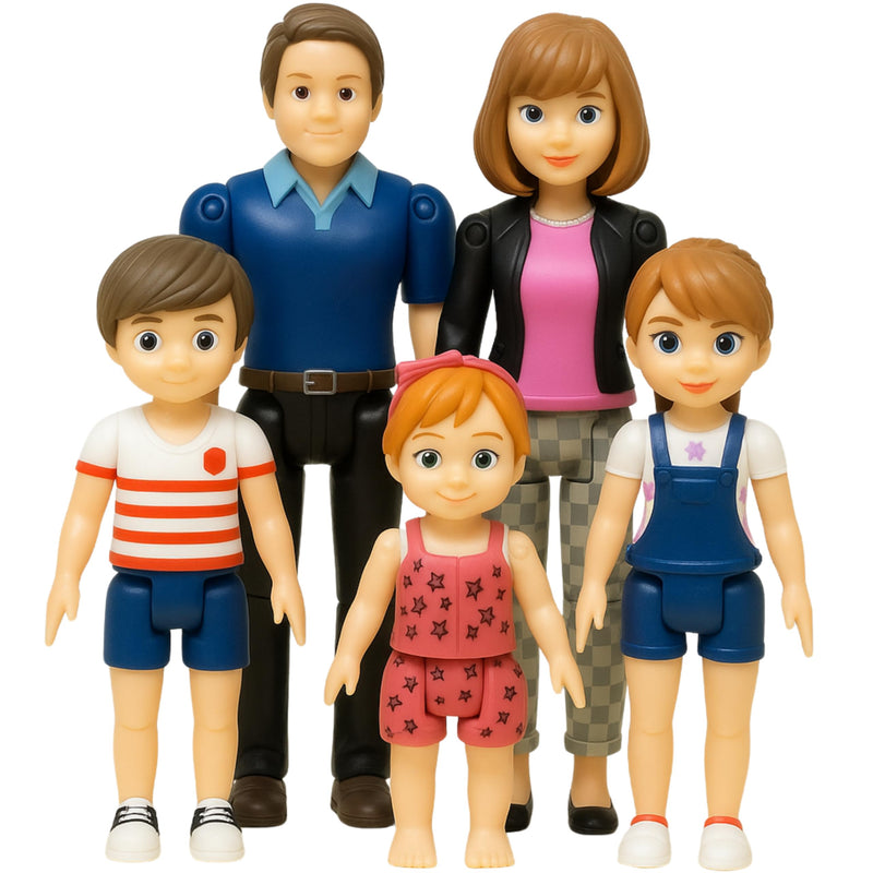 Family Dollhouse People · 5 Figures