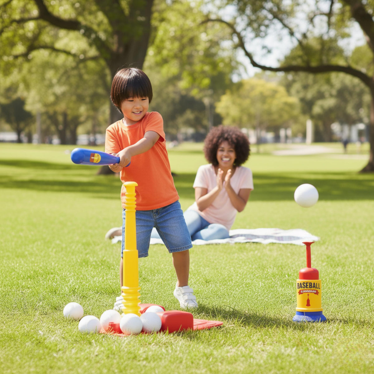T Ball Stand for Kids and Toddlers 1-3 · Pitching Machine – image 8 of 9