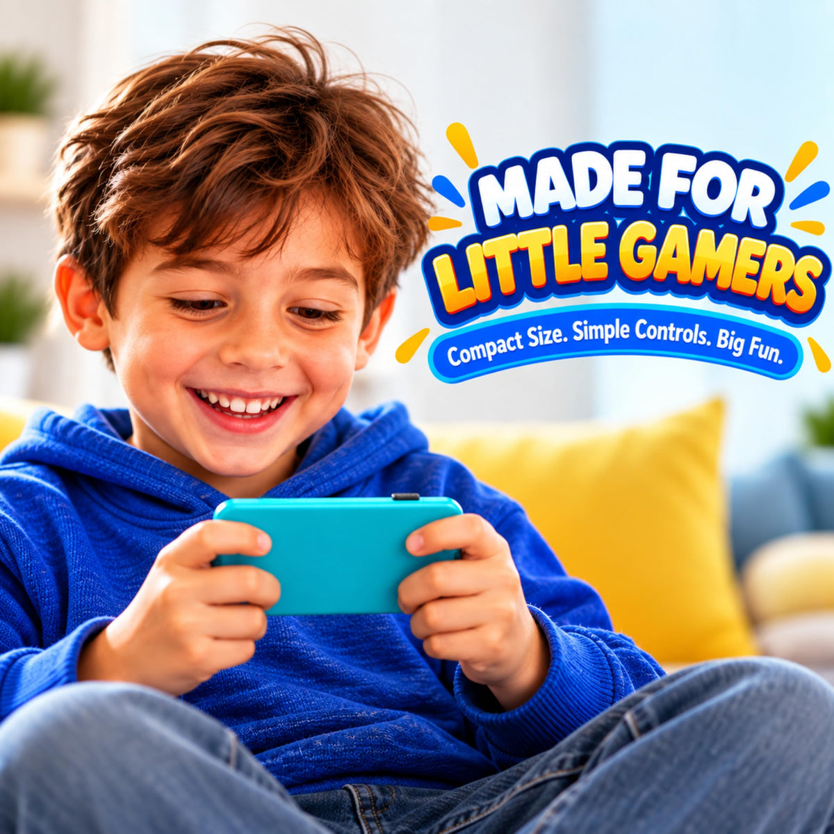 TOMLEON Handheld Game Console for Kids · 266 Games · Turquoise – image 5 of 7
