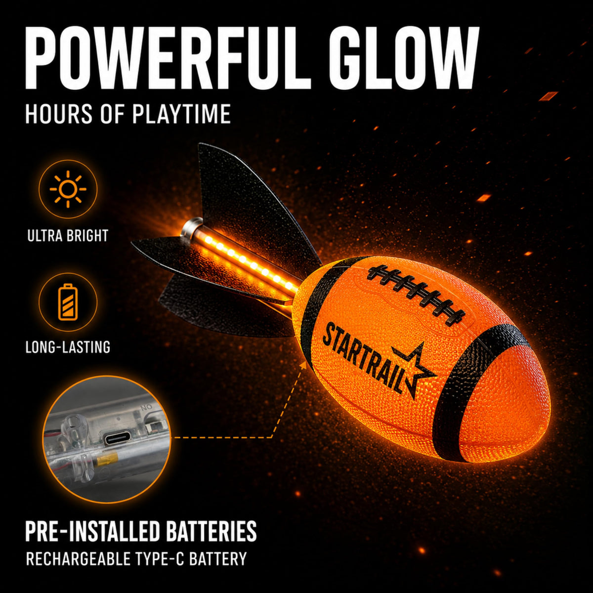 Glow in The Dark Football – image 7 of 9