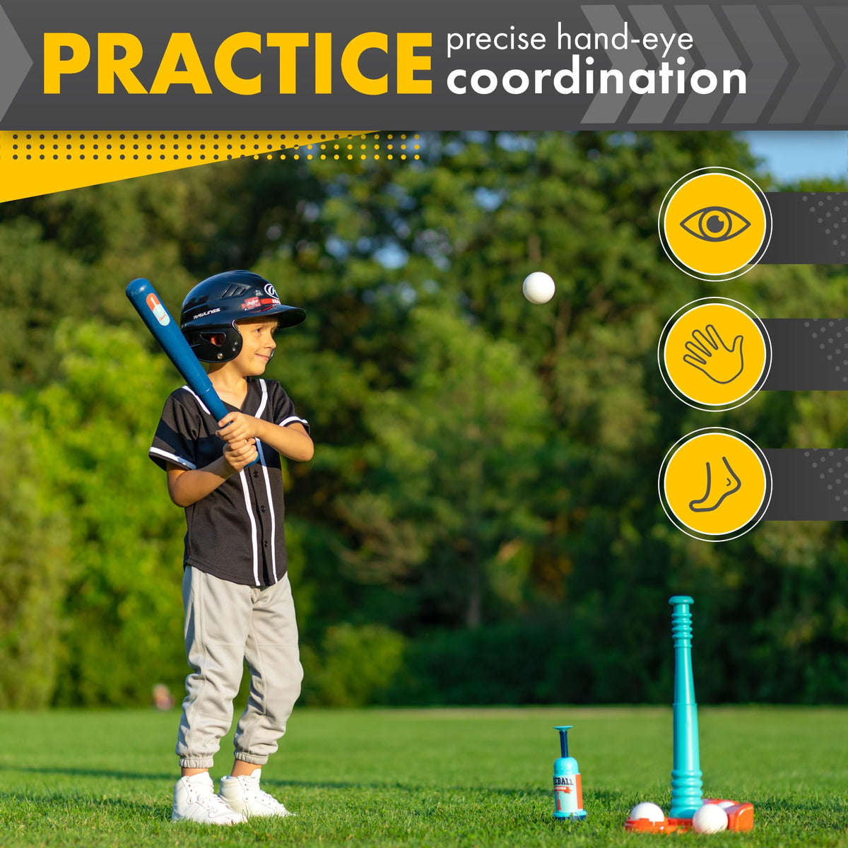 T Ball Stand for Kids and Toddlers 3-5 · Pitching Machine – image 8 of 9