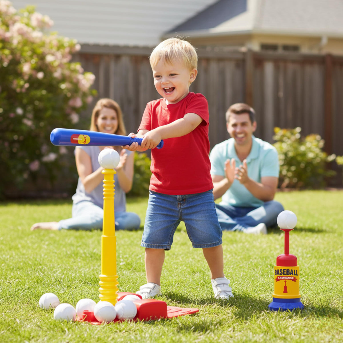 T Ball Stand for Kids and Toddlers 1-3 · Pitching Machine – image 7 of 9