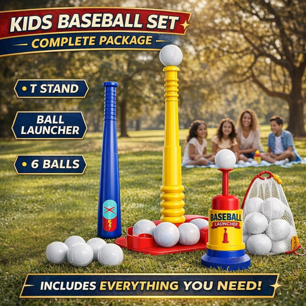 T Ball Stand for Kids and Toddlers 1-3 · Pitching Machine – image 2 of 9